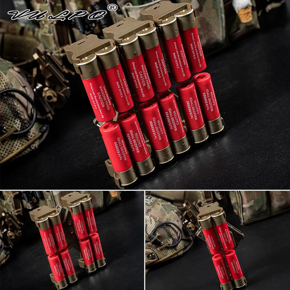 Tactical 4/8/12 Rounds Shotgun Ammo Shell Holder For 12GA Shells Mag Pouch Hunting Accessories