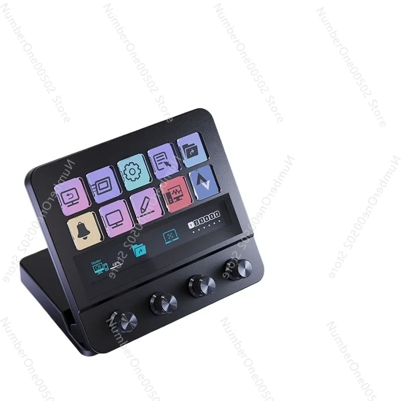 

Кастомная клавиатура N4 с сенсорным экраном, визуальной консолью и макроклавишами StreamDeck для прямой трансляции.