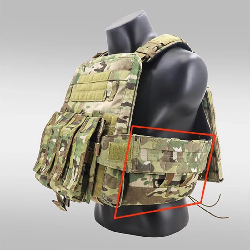 AVS 6X9 Multicam Side Armor Carrier for Tactical Waist Patch