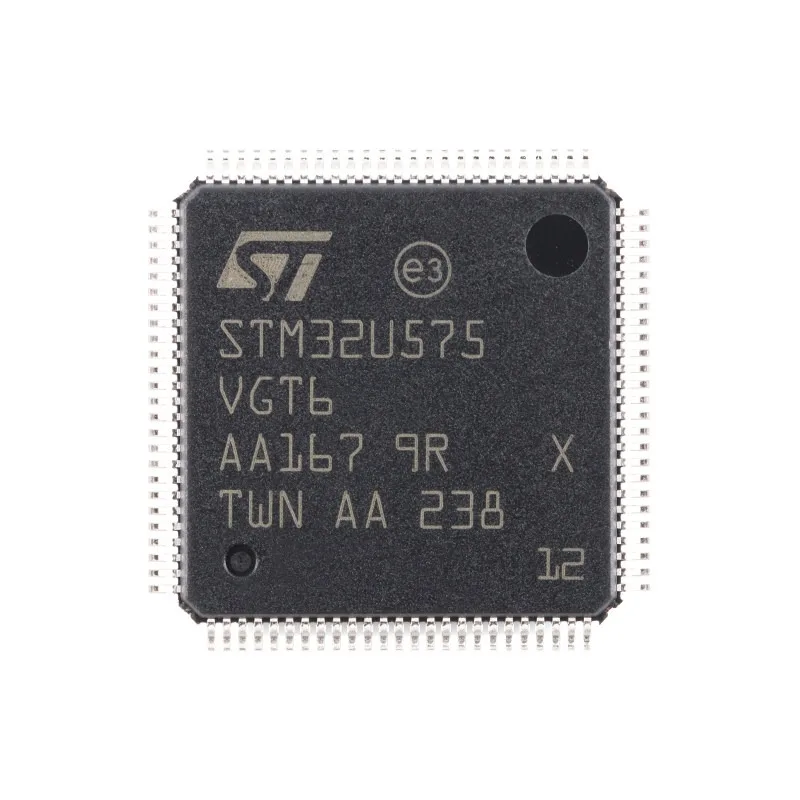 Original STM32U575VGT6, LQFP‑100 Package, ARM Cortex‑M33 Core 32‑Bit Microcontroller MCU