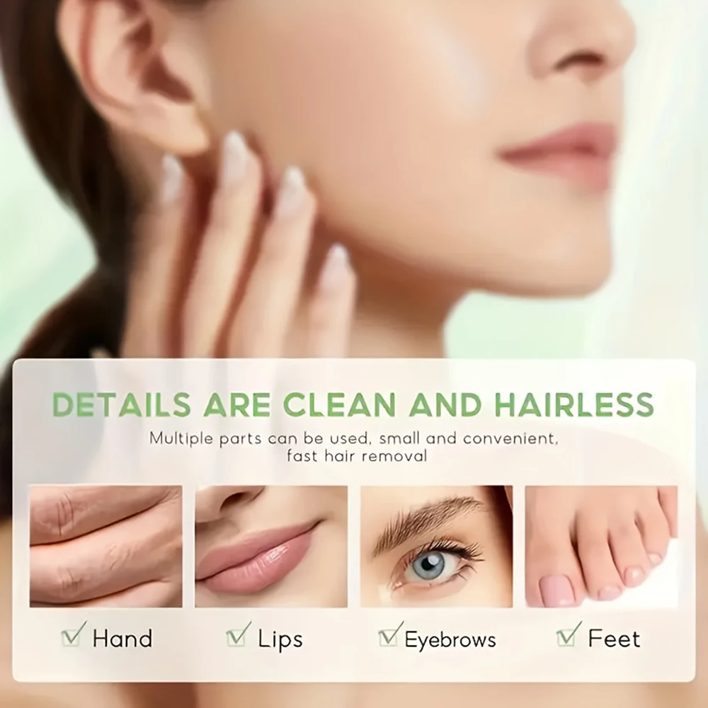 شرائط شمع لإزالة الشعر على الوجهين من Viilife Hypoallergenic للنساء - سهلة الاستخدام لمجموعة شمع الجسم المحمولة للشفاه والذراع والساق #4