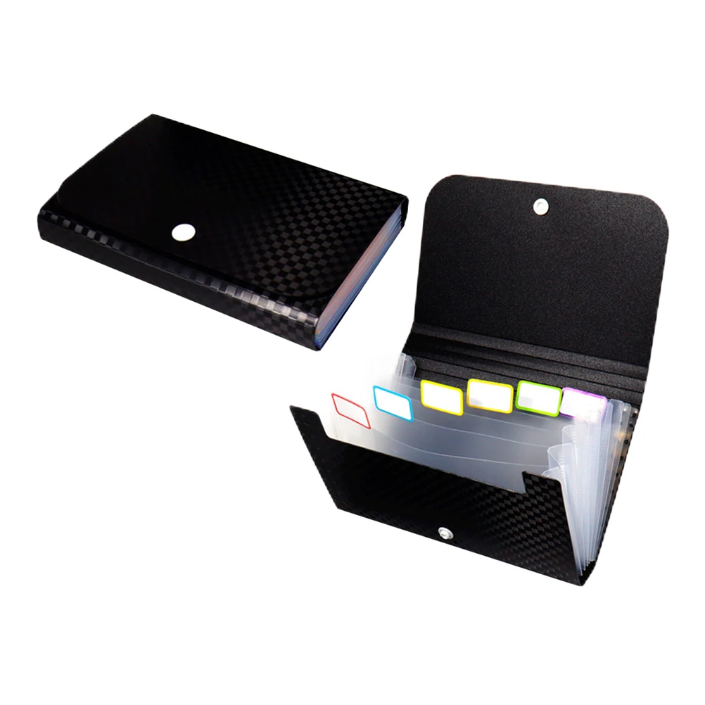 

2Pcs Portable File Folder Multi-Layer Document Organizer Change Holder for Office and Travel Convenience Document Folder
