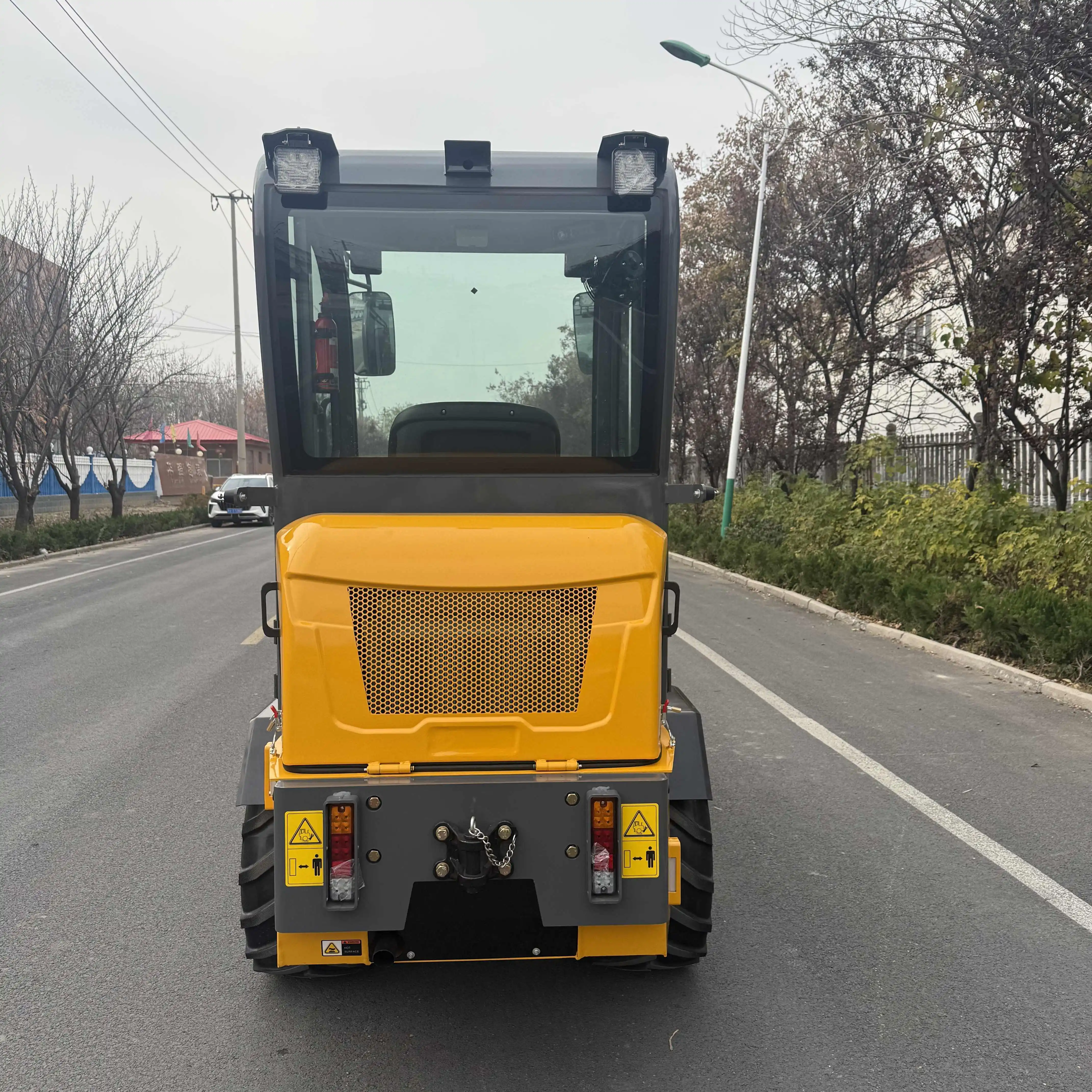 Schaalbare telescopische hefarm wiellader 3,5 meter compacte mini-telescopische armlader met cabine te koop