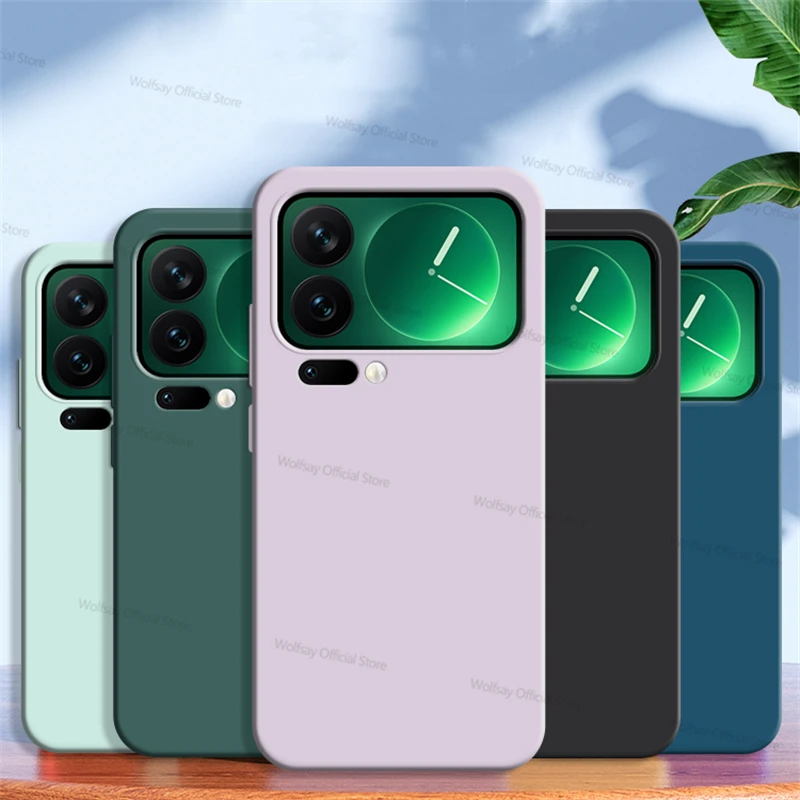 샤오미 17 프로 케이스 샤오미 17 17 프로 맥스 커버 푼다 TPU 충격 방지 액체 실리콘 보호 폰 케이스 샤오미 17 프로용