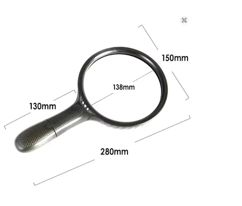 HD Gift Reading Magnifier with LED, Extra Large 138mm Lens, with 3 LED Lights