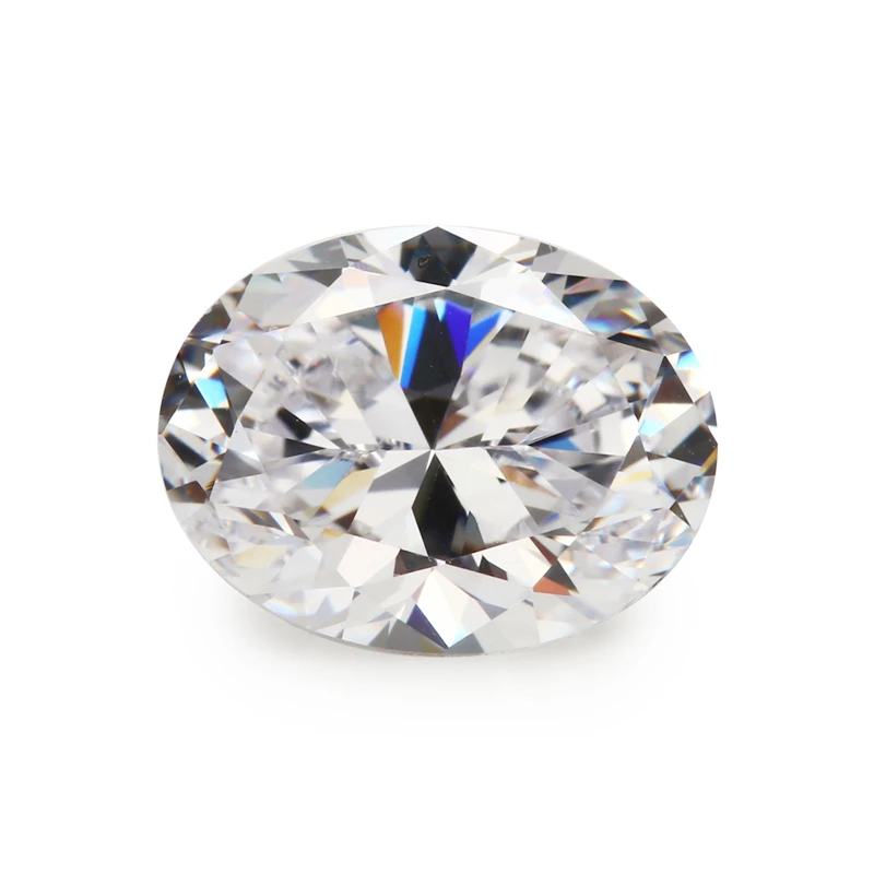 Größe 3x5mm~10x12mm Ovalschliff EF VVS1 D-Farbe Laborgezüchtete Lose Moissanit-Steine Testpositiv (5mm-12mm mit Zertifikat) – Detail 1