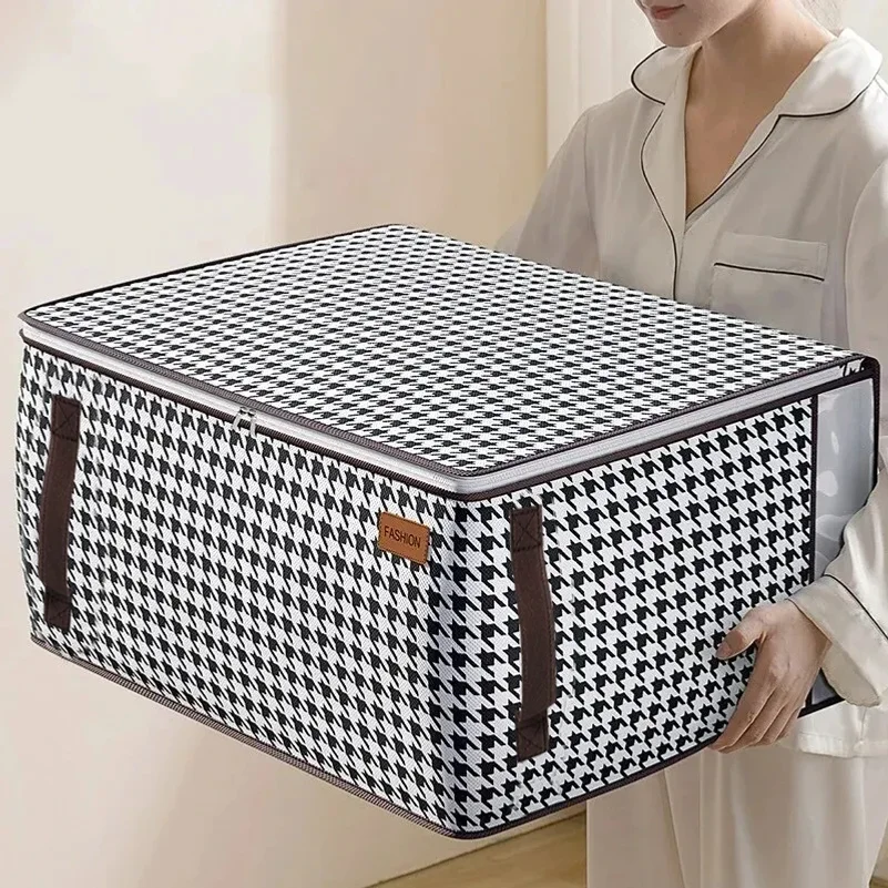 

Thickened Non-woven Quilt Storage Bag, Large Capacity Household Organizer for Clothing, Clothes & Luggage Packing