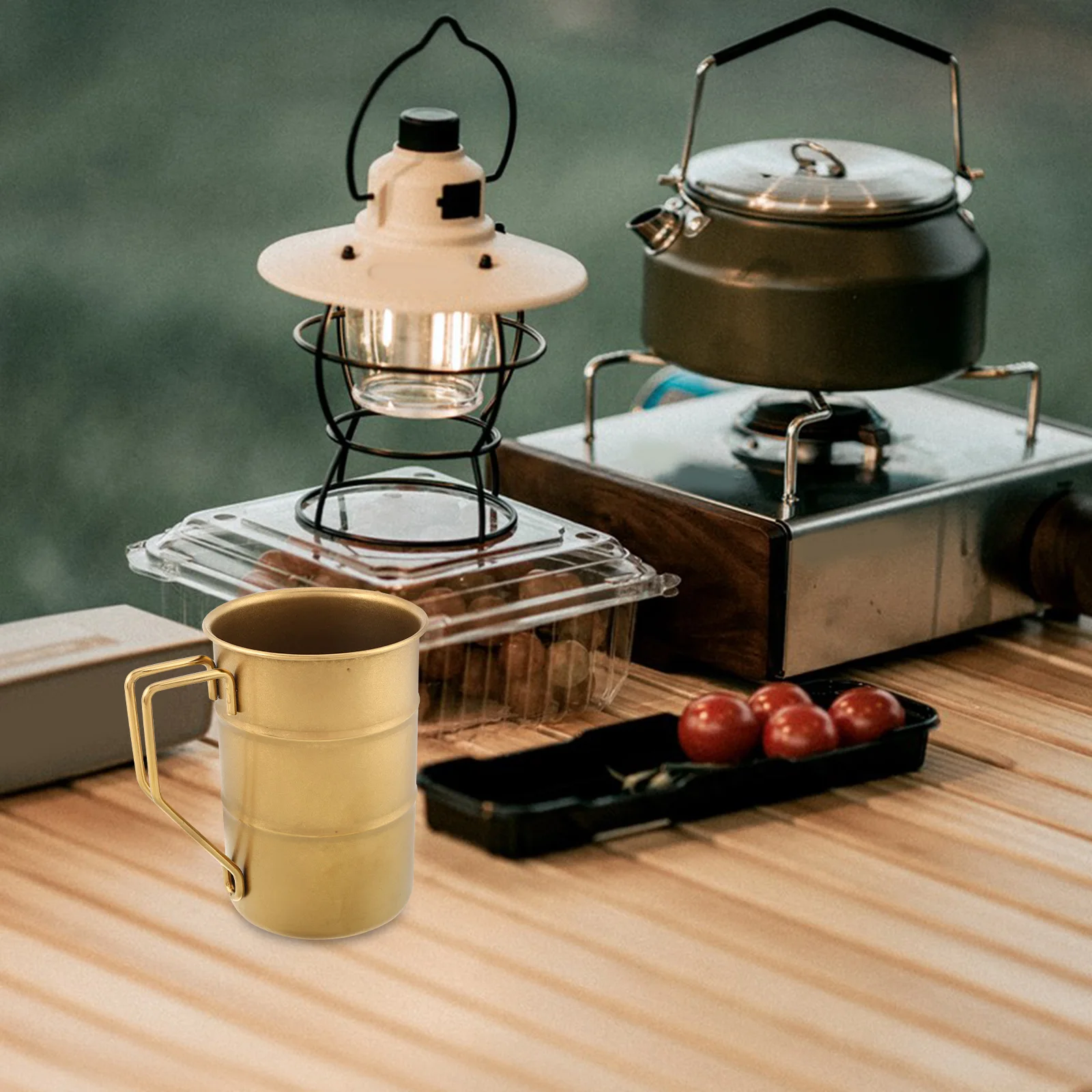 

Vintage Mug Beer Outdoor Drink Mugs Cute Coffee Cup Portable Stainless Steel Tea