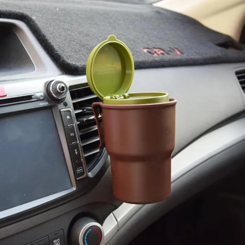 Car Air Vent Cup Holder Hanging Mount Bottle Drinks Holders Stand Multifunctional Car Interior Coin Keys Phone Storage Box 1PC