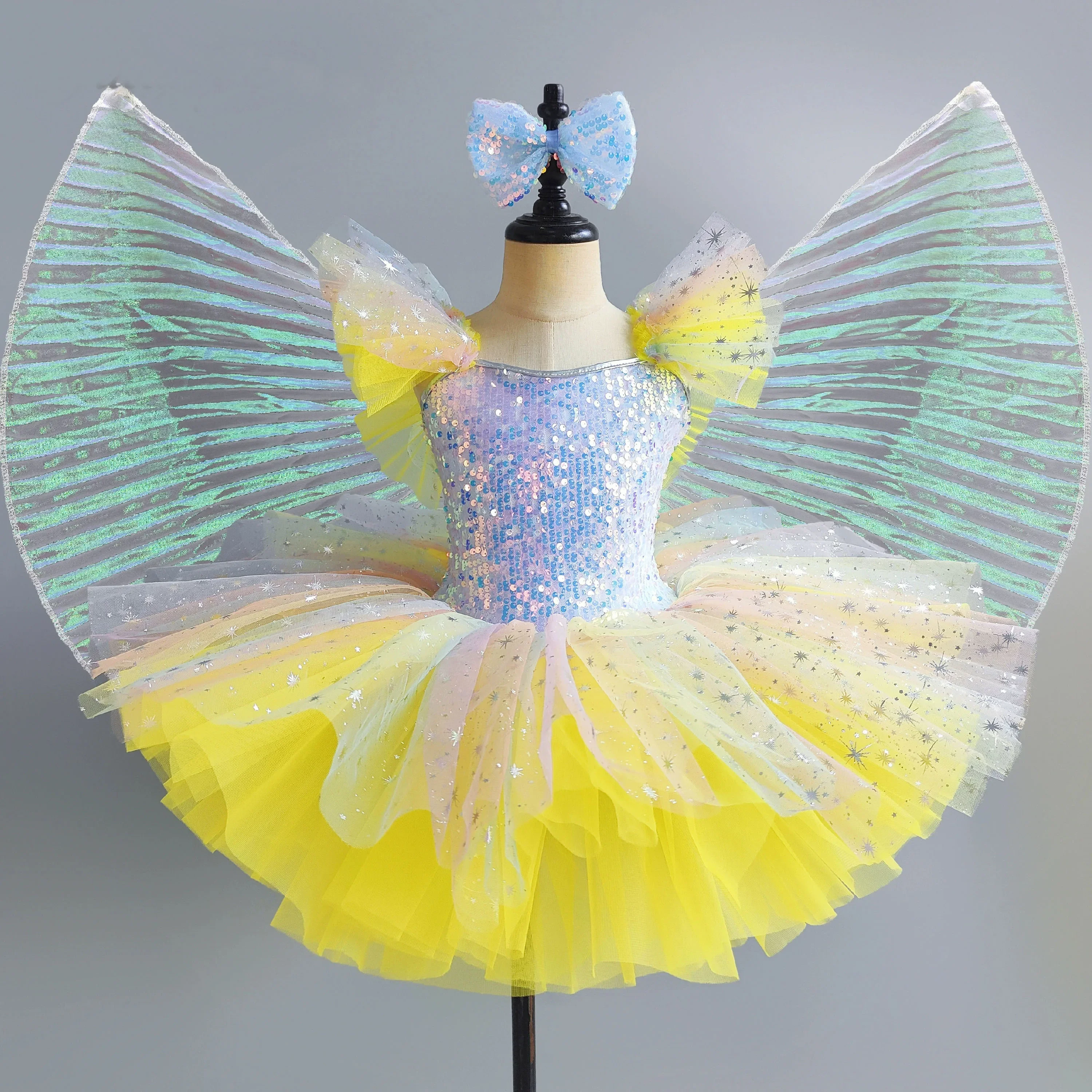 Kinder Ballett Kleid Royal Green Romantische Tutu Tanz Kleid Für Mädchen Kinder Trikot Ballerina Gruppe Leistung Ballett Tragen