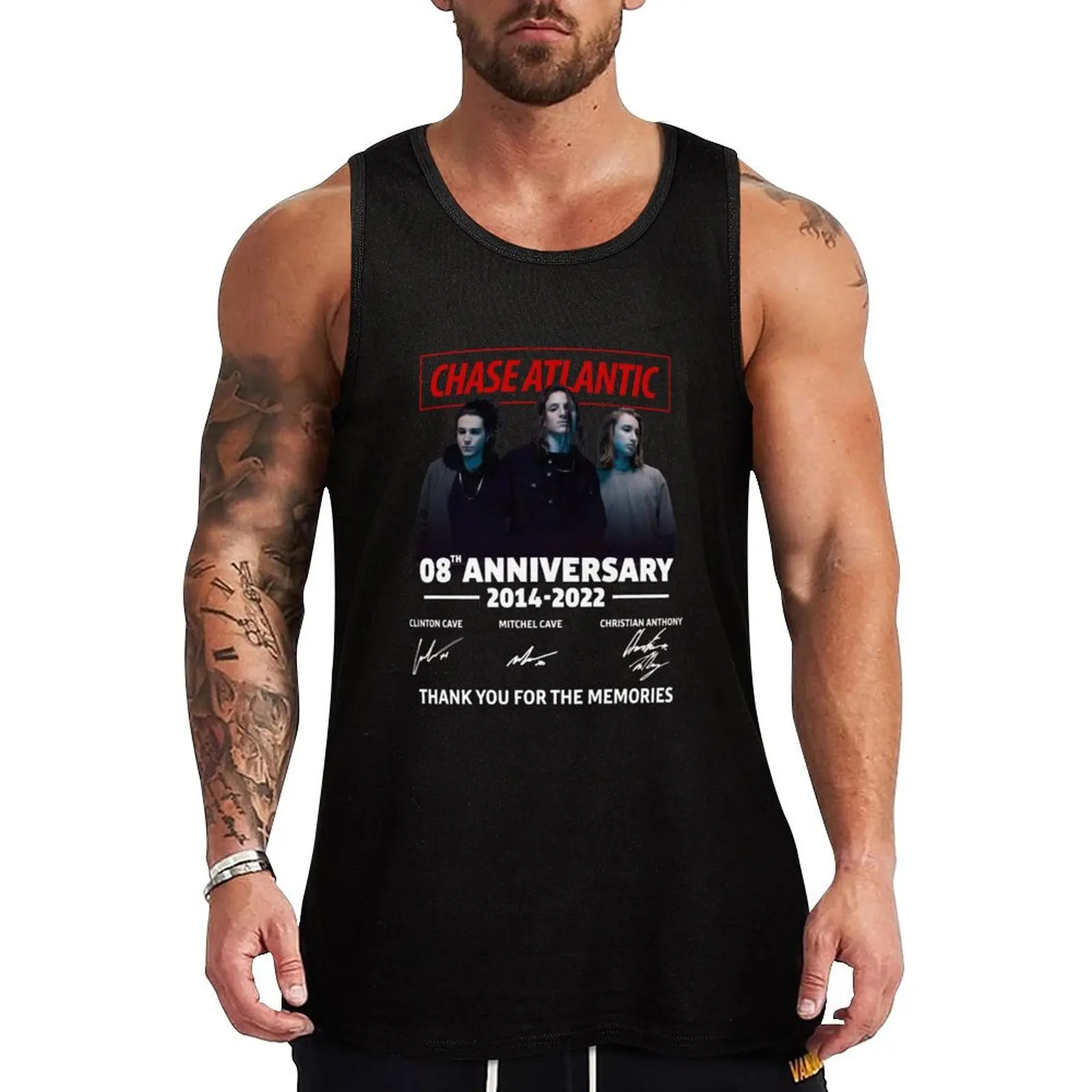 Chase Atlantic 10th Anniversary 2014-2024 Thank You Memories Tank Top Vest for boy quick-drying t-shirt