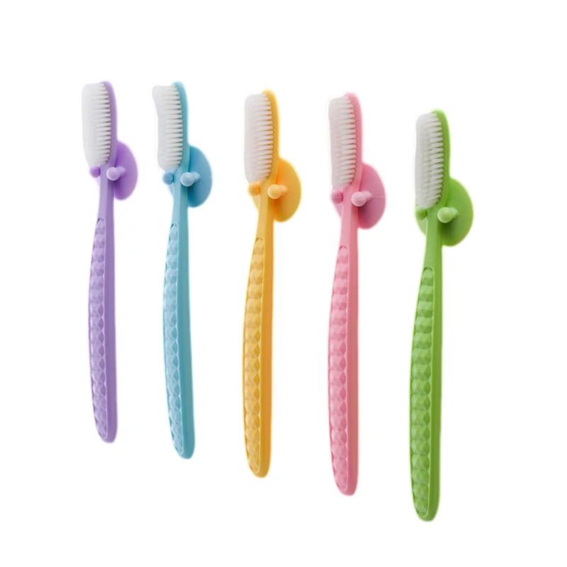 Cepillo de dientes de cabeza grande para adulto, 1 piezas, con estuche de viaje, coreano, Original, Biodegradable, para limpieza de la salud bucal