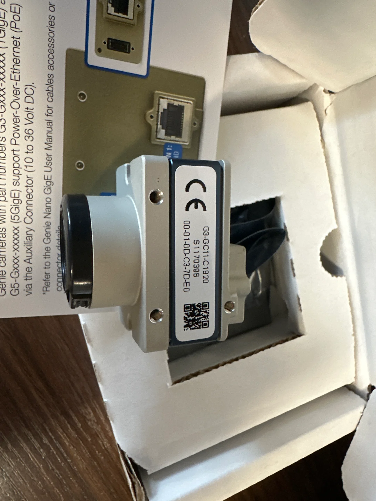 

CANADA DALSA Genie Nano M1920 NANO G3-GC11-C1920 C1920 Industrial Camera