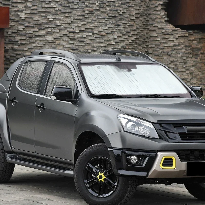 For ISUZU D-MAX 2018-2025 Car Sunshades UV Protect Side Windows Curtain Sun Shade Visor Front Windshield Internal Auto Accessory