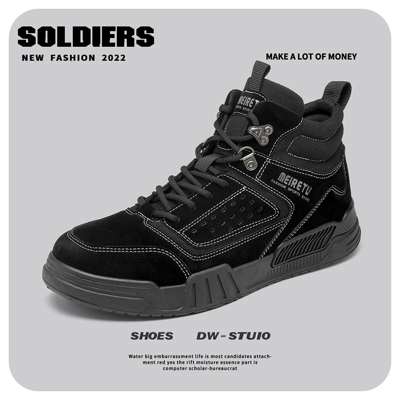 

Men Leopard Yuppie Street Style High Top Shoes Air Sport Sneaker Shoes Youth Comfortable Punk Catwalk Shoes Outdoor Travel