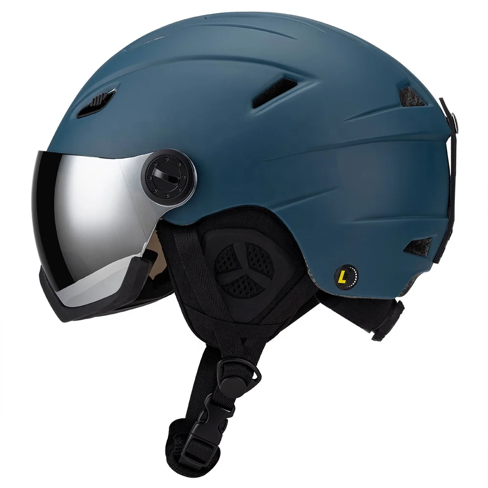 Cycle Helmet with  Visor  Glasses Detachable Mountain Road Bicycling protection Head Helmet Motorcycle   Goggle Helmet