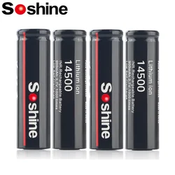 Soshine 3.7V 14500 bateria litowo-jonowa bateria litowa AA 900mAh akumulator 1000 razy do kalkulatora LED latarka