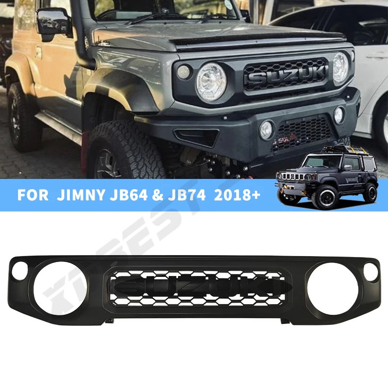 

Jimny Racing Grills for Suzuki Jimny Gen 4 JB64 JB74 JB74W JC74 2019 2020 2024 2023 2025 Car Front Grille Accessories