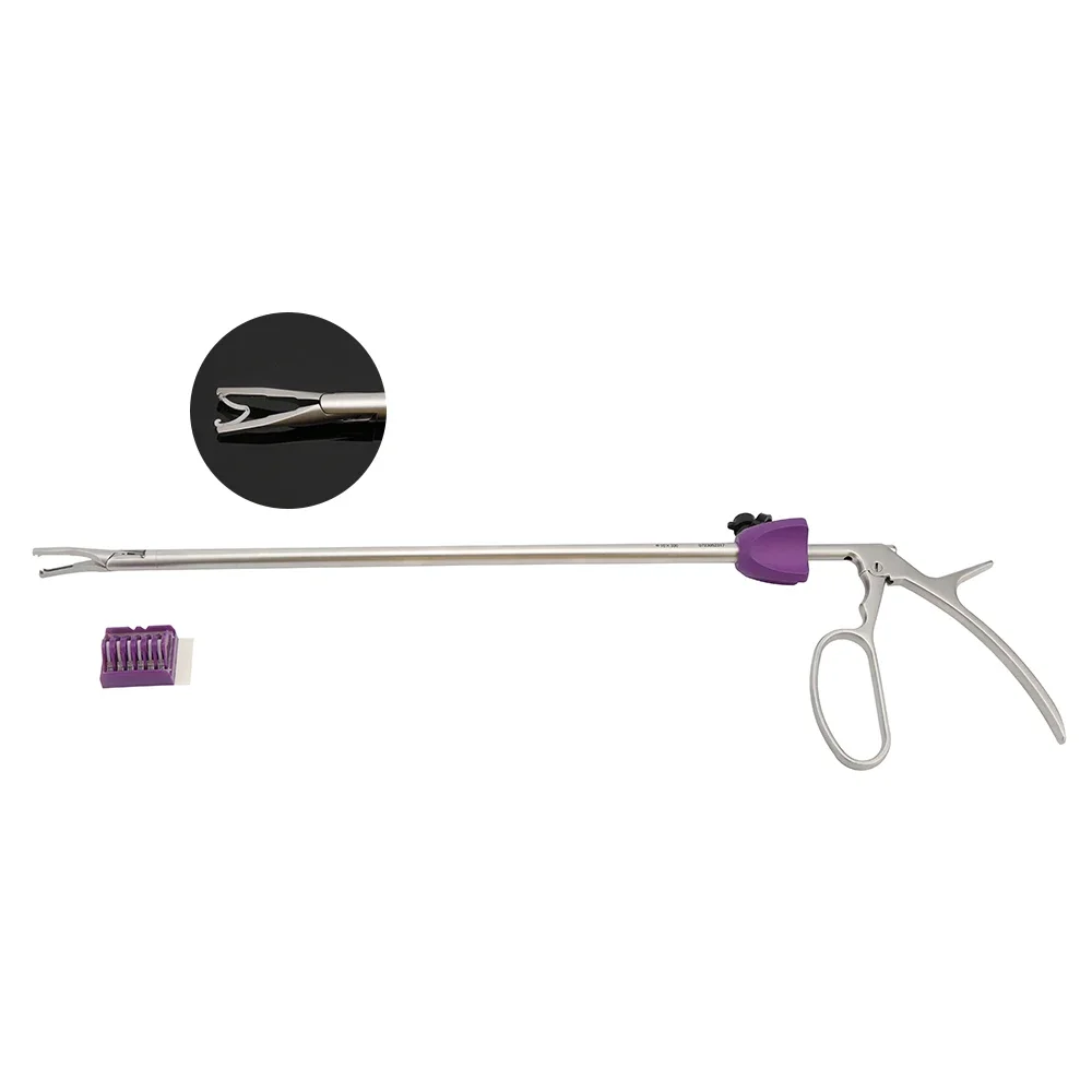 Laparoscopic Polymer Clips Ligating Applier, Surgical Hemolok Clip Applicator endoscopic instrument