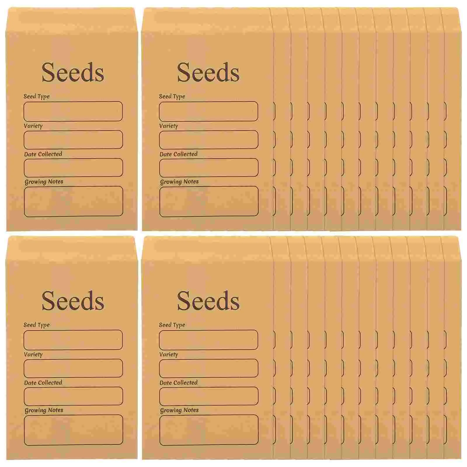 50 Pcs Cash Envelope Small Seeds Envelopes Envelops for Presents Mailing Tiny Paper