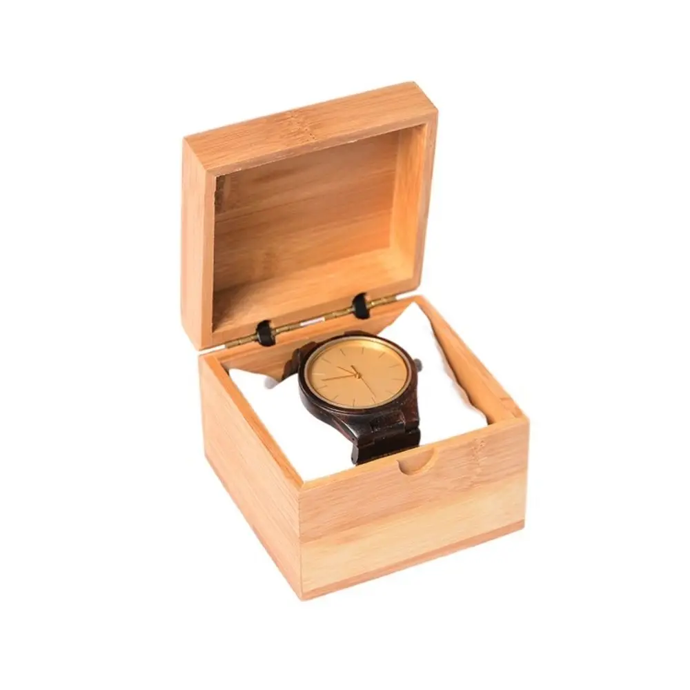 

Simplicity Wood Watch Box Right Angle Luxury Watch Gift Box Premium Exquisite Pocket Watch Case