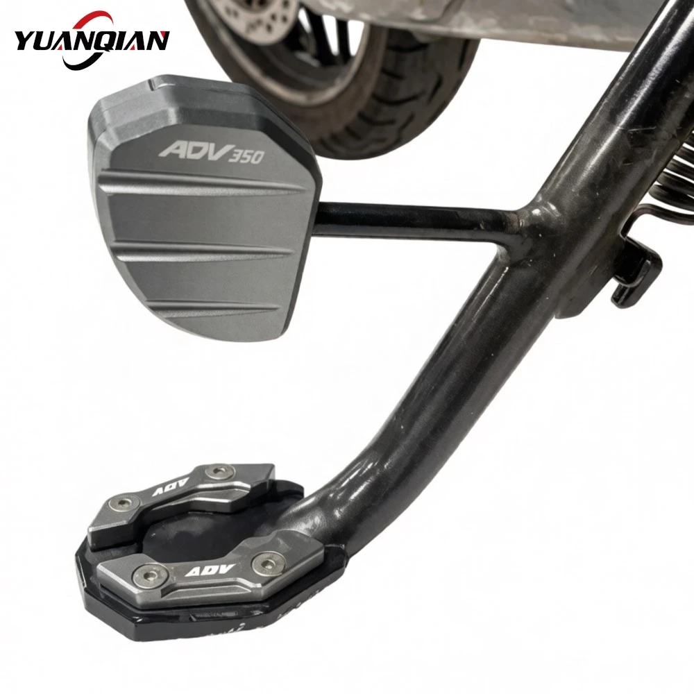 For Honda ADV 150 350 ADV350 ADV150 2021-2025 Motorcycle Accessories Extension Plate Kickstand Foot Enlarger Foot Side Stand