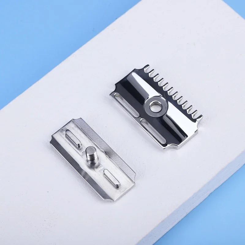 Yaqi Men's Safety Shaving Razor Head Vostok 105DC Duo ssp ( 316 Stainless Steel ）Polished Durability Vintage Razor Head For Male