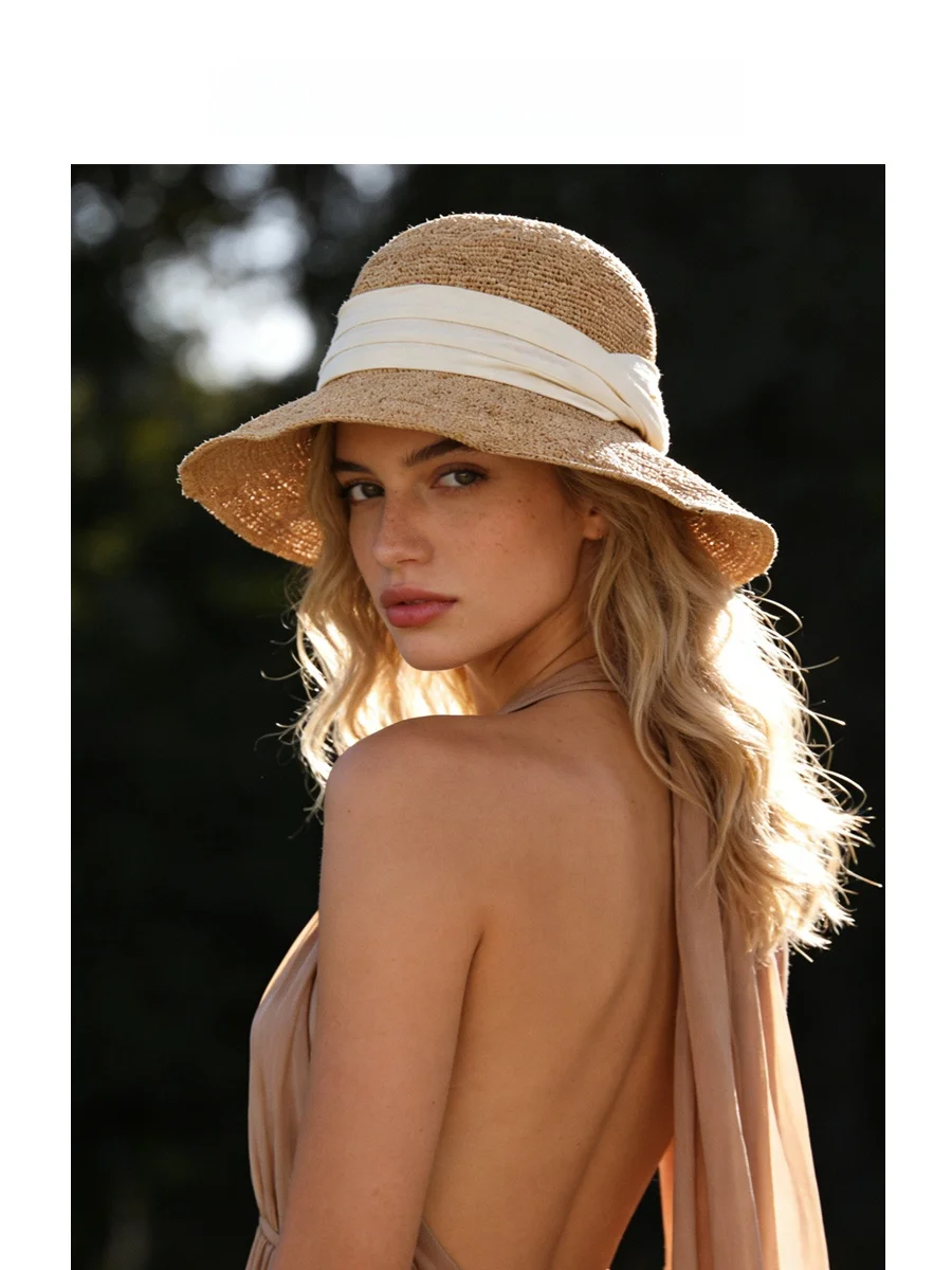fetsbuy-chapeau-de-paille-fait-main-pour-femme-a-calotte-ronde-protection-solaire-effet-visage-mince-grand-bord-printemps-ete