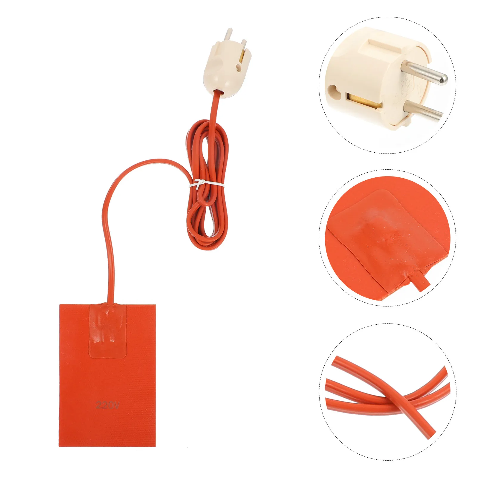 

Самоклеящаяся нагревательная накладка для подогрева масла в двигателе, стабильный нагрев для поддона картера и бака гидравлической жидкости