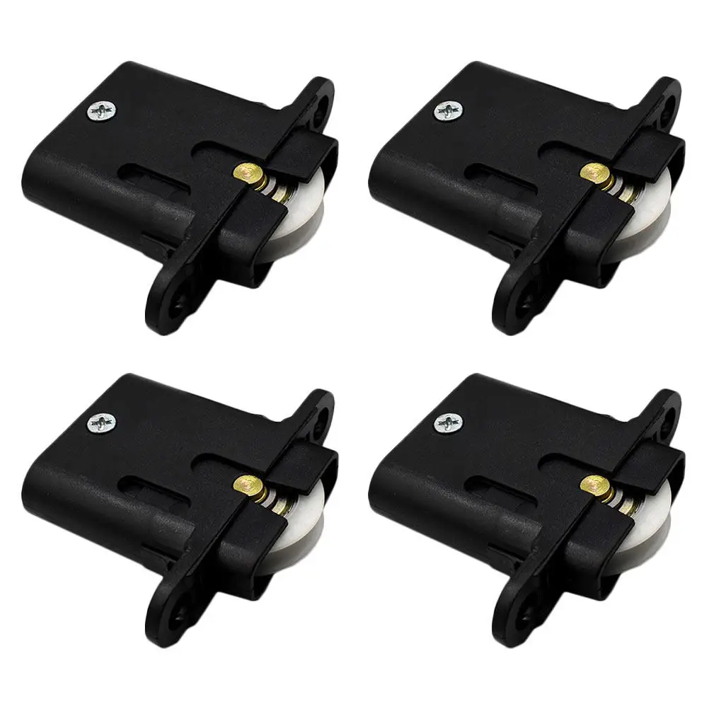 4Pcs High Quality Furniture Pulley Accessories for Cabinet Sliding Door Wardrobe Smooth Operation Roller Wheel Set