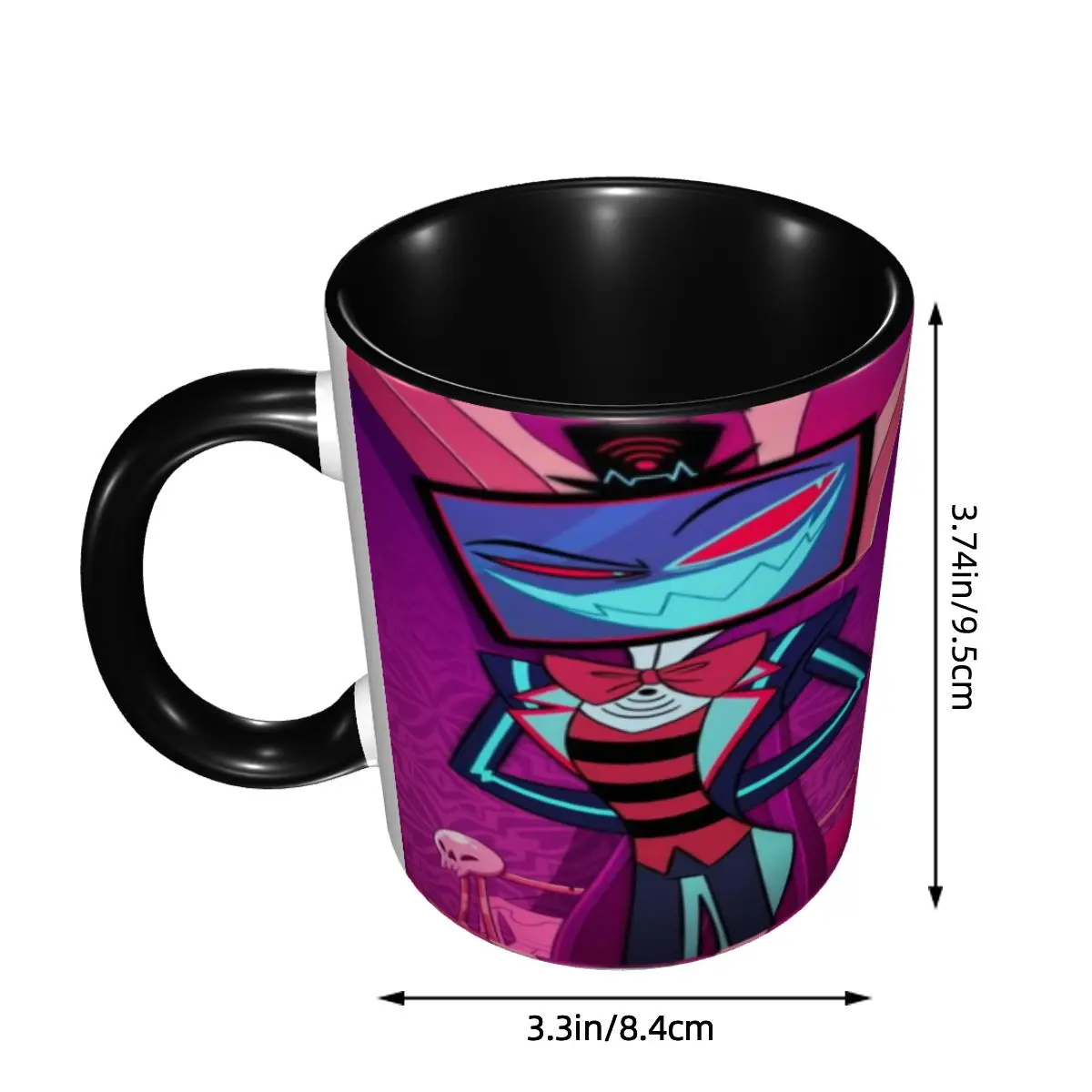 Hazbines Hoteles Alastor Vox 2 Coffee Mugs Fun Cup Gifts For Woman Man 3