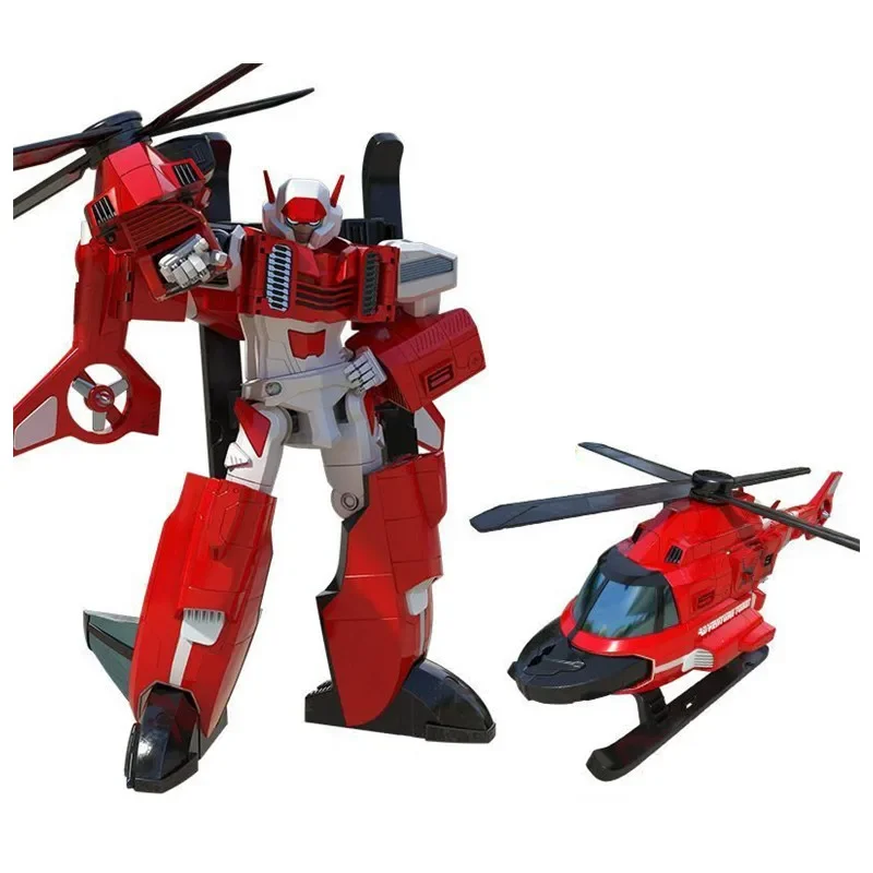 Korea Anime Tobot Brothers Transformation Robot Toys Cartoon Deformation Car Airplane Action Figures Vehicle Children Boy Gifts