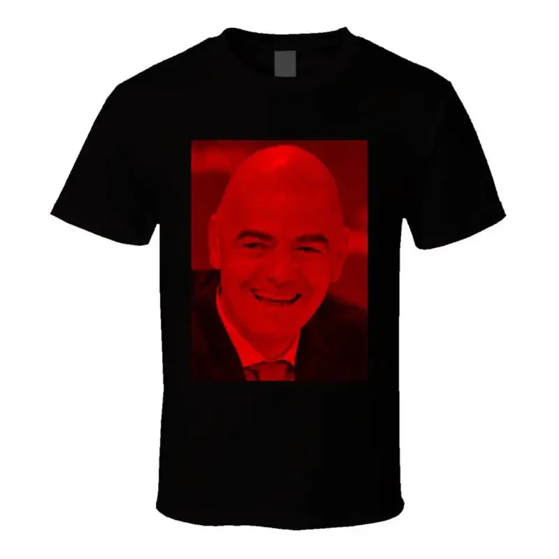 Gianni Infantino Presidente de F I D A, camiseta para hombre, color negro, talla S, M, L, Xl