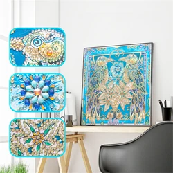 5D Special Shaped Diamond Painting Couple Bird Diamond Embroidery Cross Stitch Partial Rhinestone Picture Serial Mosaic