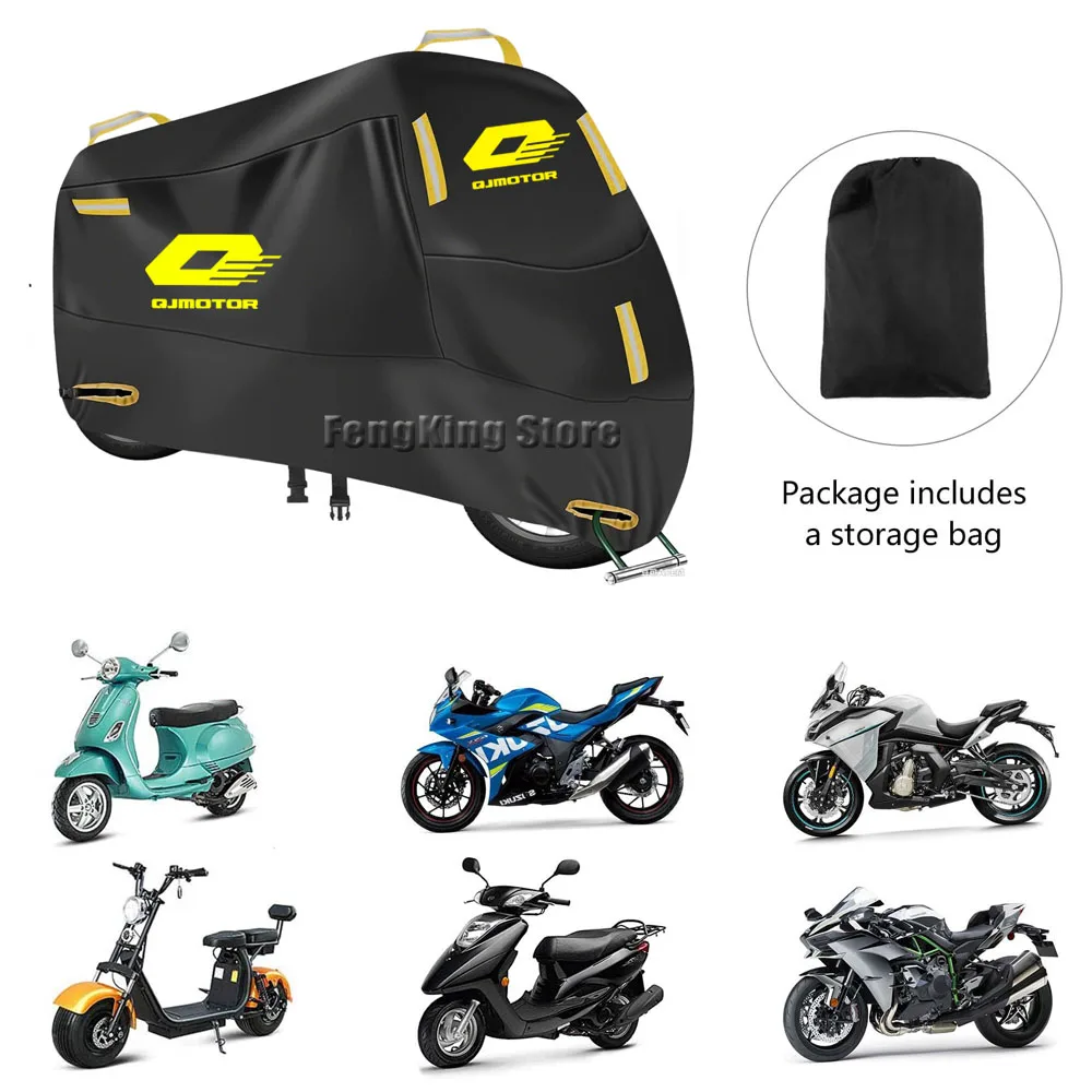 

For QJMOTO QJ SRT800 800X 800SX SVT650X SRT700 Motorcycle Cover UV Protective Dustproof Snowproof Outdoors Rain Waterproof Cover
