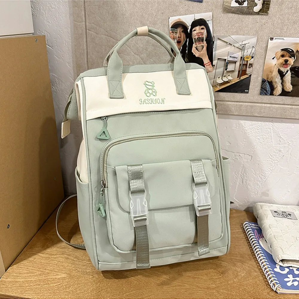 

Модный рюкзак большой емкости, красивый студенческий рюкзак Ins, портативная школьная сумка в студенческом стиле