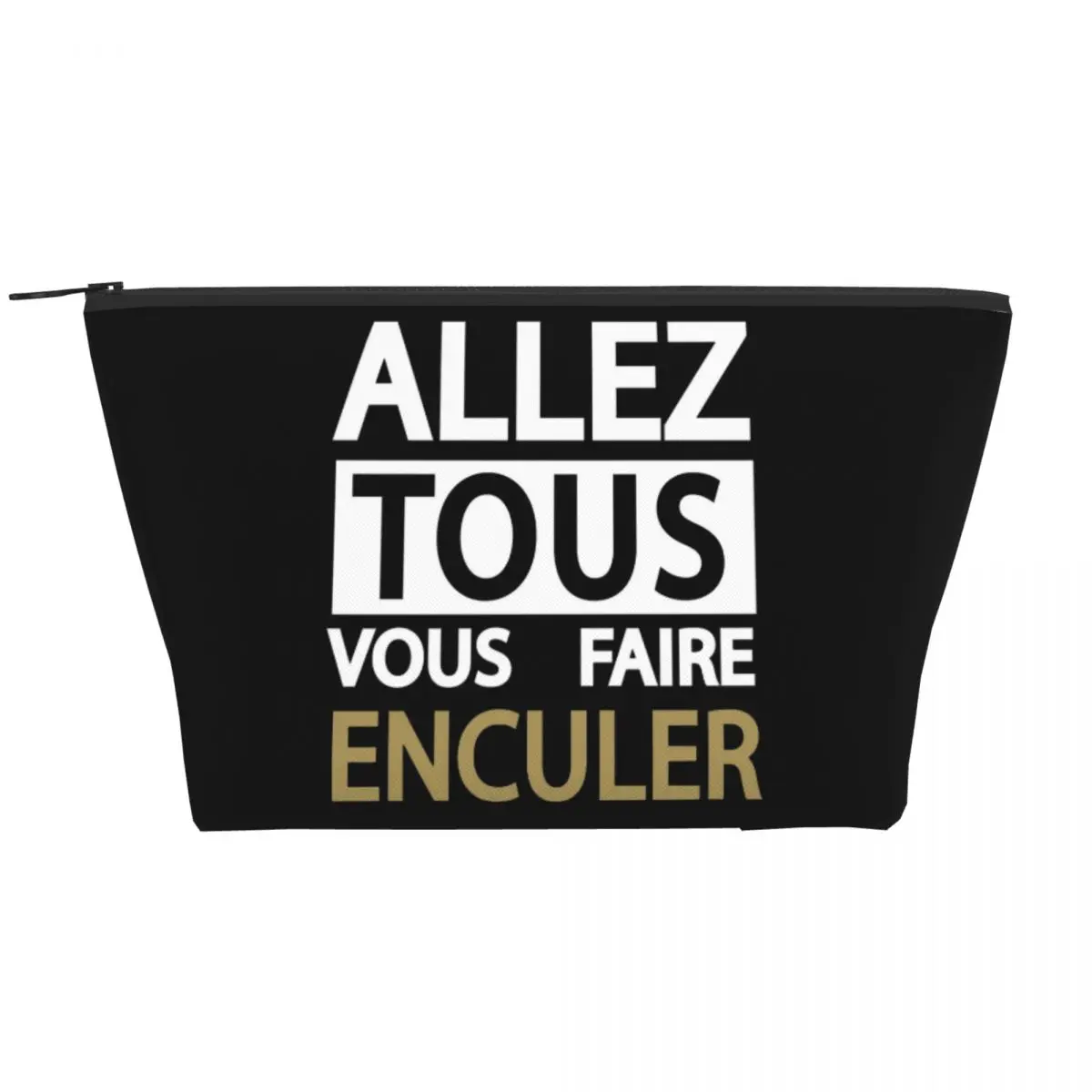Jean Marie Bigard-ALLER TOUS VOUS FAIRE ENCULER Bolsa de maquillaje activa para viaje Bolsa de almacenamiento de artículos de tocador Organizador Caja de kit Dopp