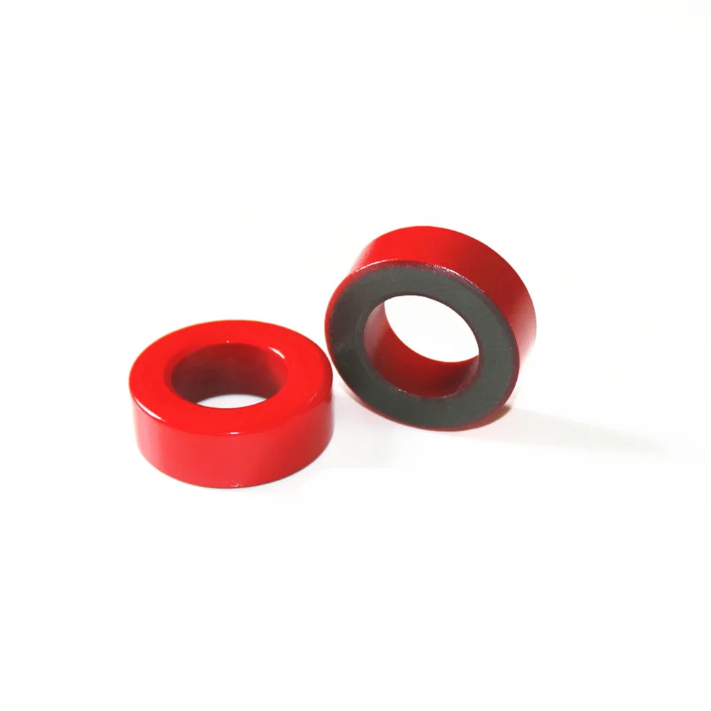 T130-2 Iron Ferrite Toroid Cores 33*20*11 mm For Inductors Iron powder Core Red Ring Low permeability