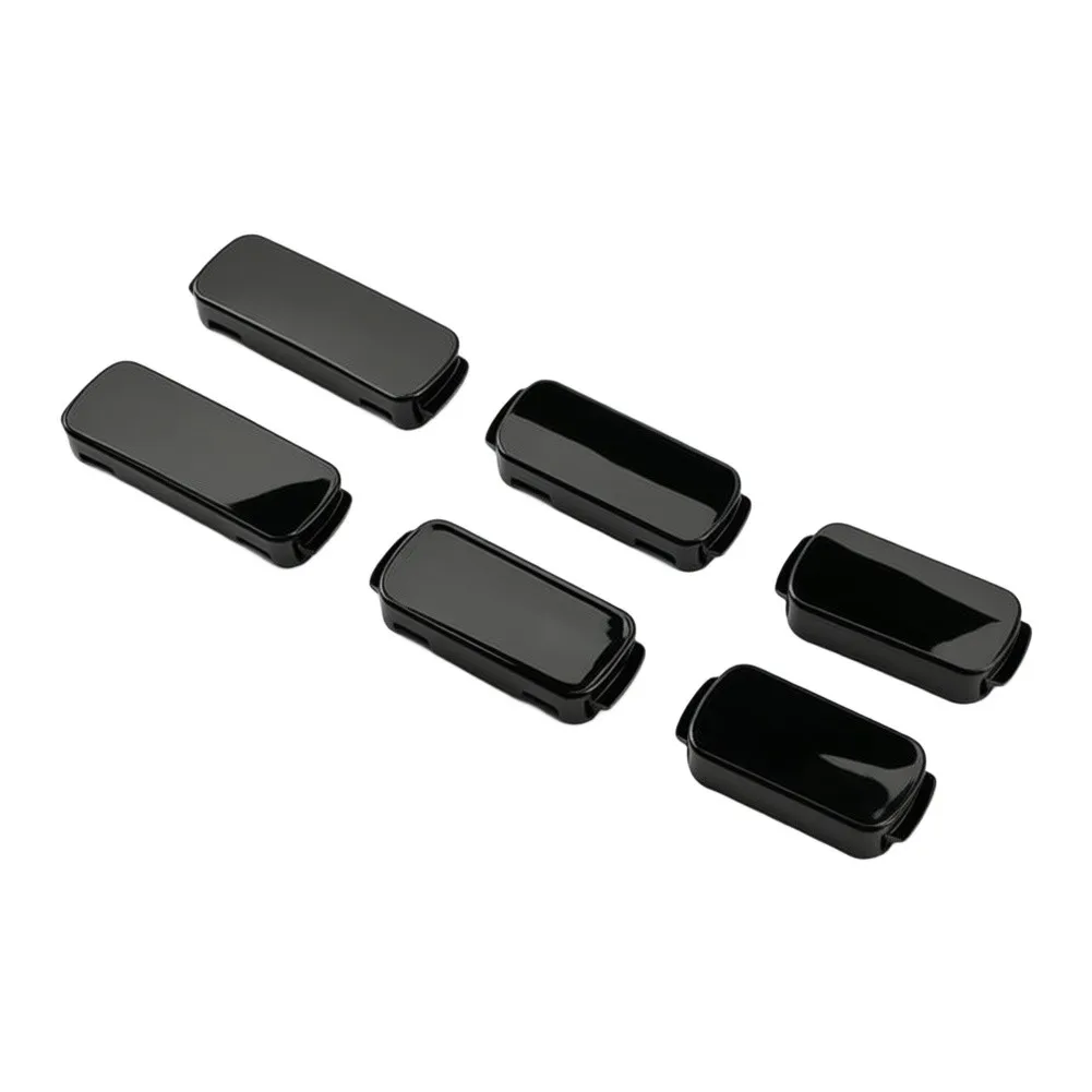 For Vehicle Roof for protection Luggage Rail Covers Rack End Protectors Silver Dirt for protection Robust Plastic Material