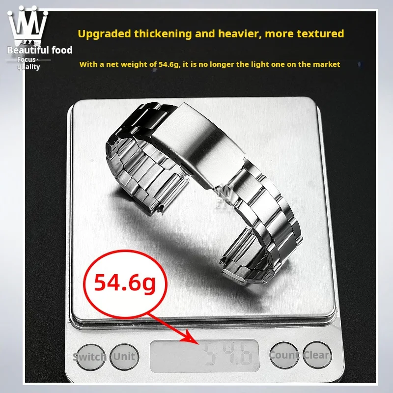 For Casio AE1200/1300/1500 A158/168/F91 Metal Watch strap 18mm Black silver Men Stainless steel Watchband attachment Equip tools