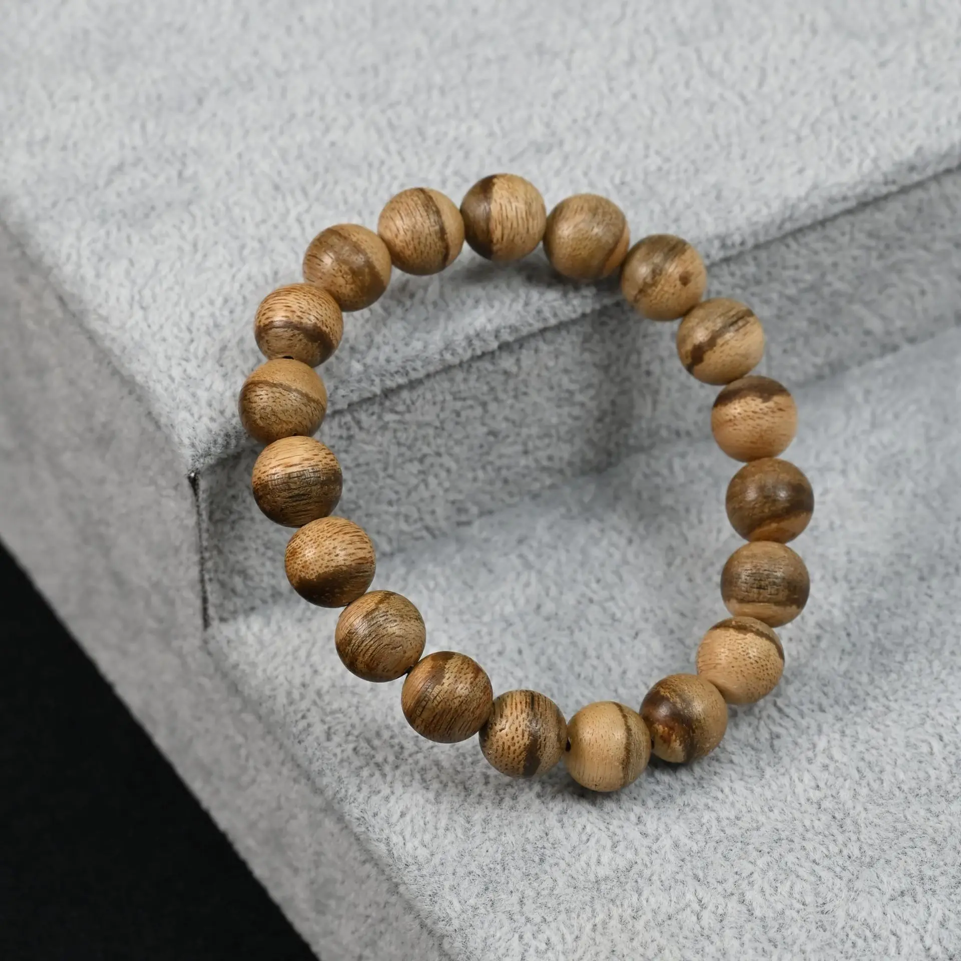 Premium Thanksgiving Agarwood Bracelet Unisex Prayer Beads Retro Handicraft Perfect Festival Gift Jewelry view 5