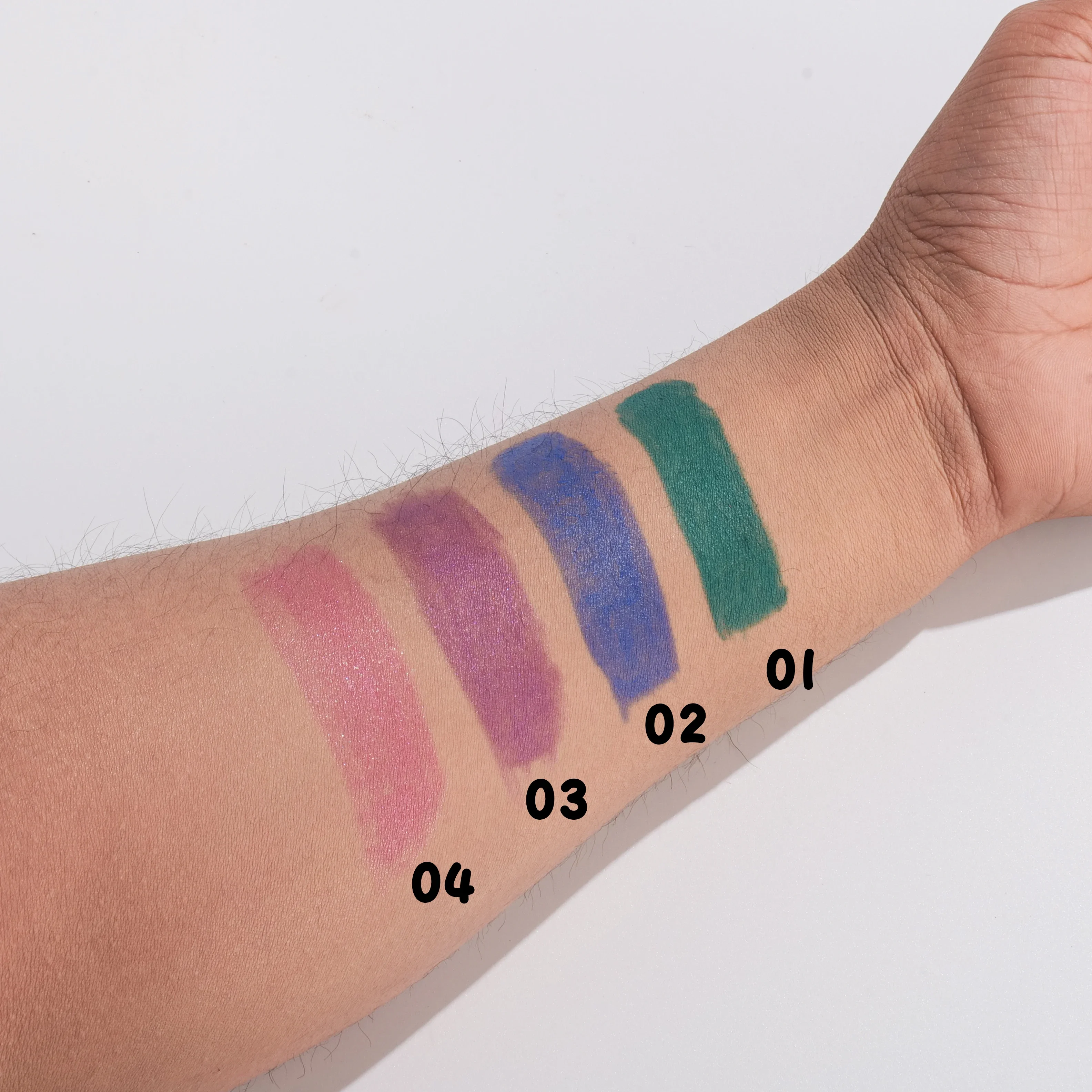 Miss Rose Matte Eyeliner Eyeshadow Lip Liner Set - 4 Shades Long-Lasting Smooth Glide for Halloween Party Makeup