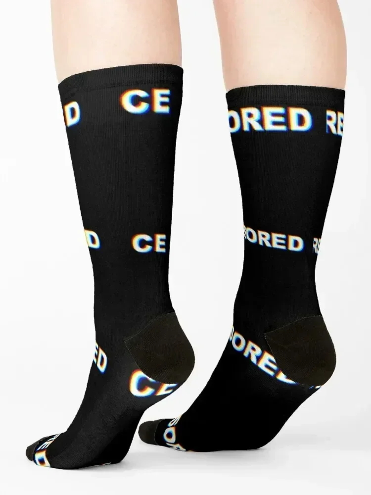 Calcetines Censored Floor Professional Running Designer Man Socks Mujer