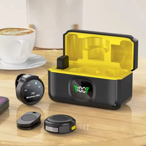 Imagen 2 del producto Xiaomi J6 micrófono Lavalier inalámbrico transmisión en vivo entrevistas ruido portátil Mini reducción Audio Video grabación teléfono en vivo