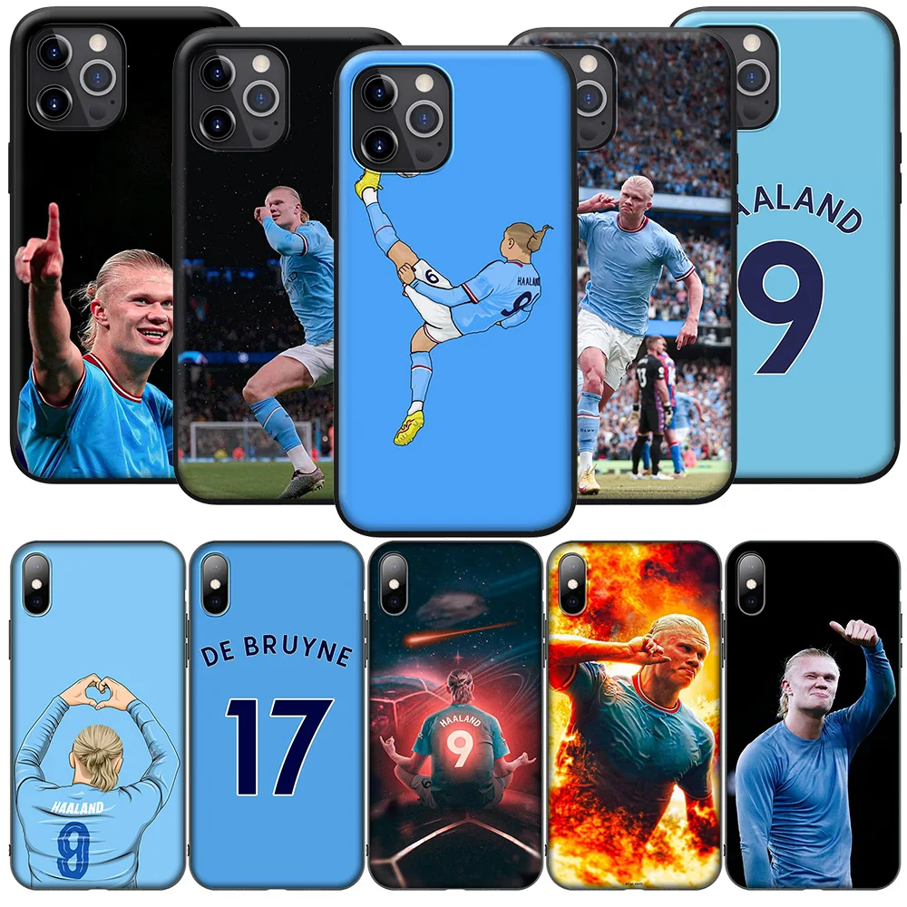 SK73 Football NO9 Soccer Case for Samsung Galaxy A01 A02 A03 A03S A10 A10S A20S A30 A30S A50 A50S A70 M02 M21 M31 M51