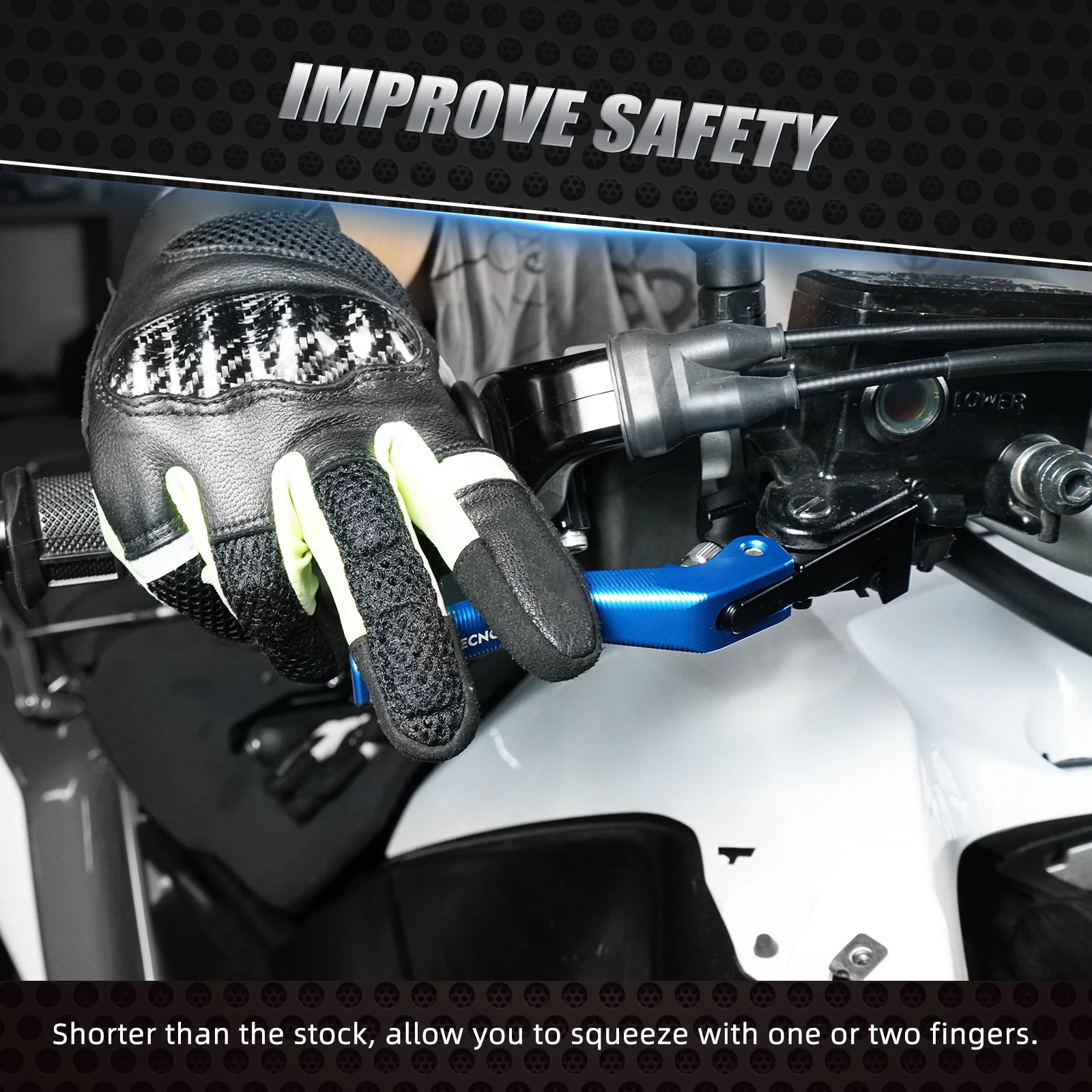 Für Yamaha Tenere 700 /XTZ 700 2019-2024 Shorty Bremskupplungshebel T700 Rally Edition World Raid MT07 MT09 18-20 XSR700 18-24 – Detail 12