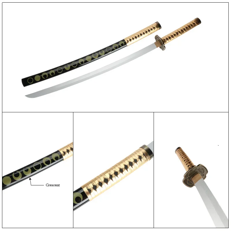 Anime Katana ONLINE Character Mikazuki Munechika Role-playing Weapons Props Wooden Blade Kashuu Kiyomitsu Toy Sword 1:1 Restore