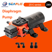 SEAFLO 23C Series RV Diaphragm Pump 24V 5.6L 1.5GPM 40PSI Direct Current Self Priming Boat Accessories Showers Camp Travel Pump