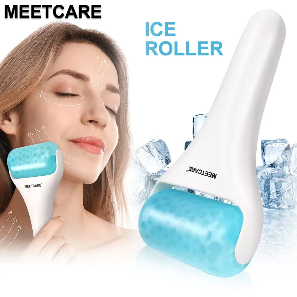 Reusable Face Ice Roller Cold Facial Massager for Anti Puffiness Dark Puffy Under Eye Shrink Pores Skin Tighten Massage Roller