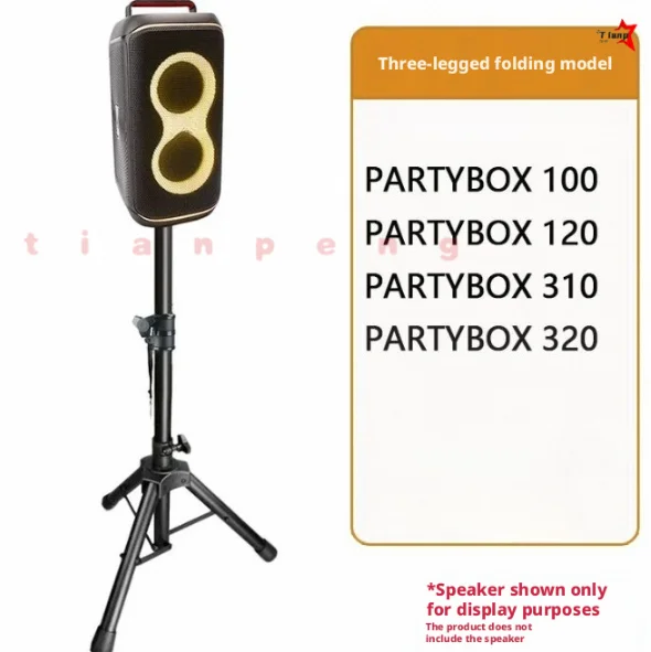 Soporte de Trípode Metálico WYORESY para JBL Partybox 100 110 120 310 320, Base Antideslizante, Soporte Estable para Altavoces con Gran Capacidad de Carga